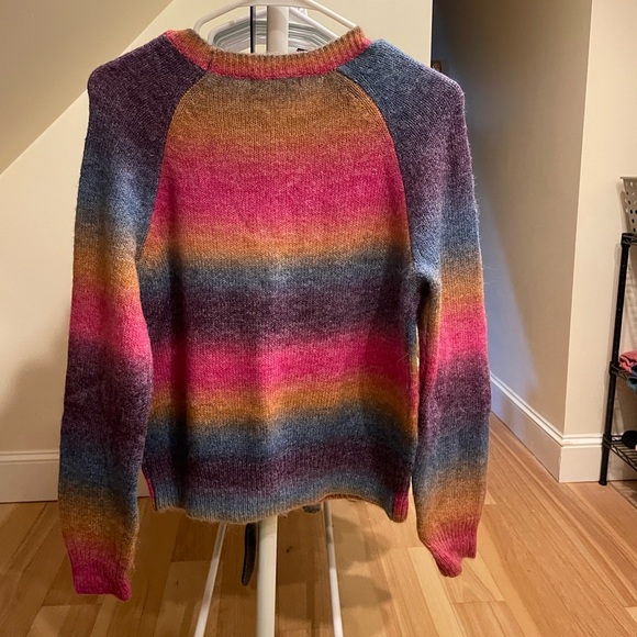 BB Dakota by Steve Madden Rainbow Ombré Sweater - Picture 2 of 4